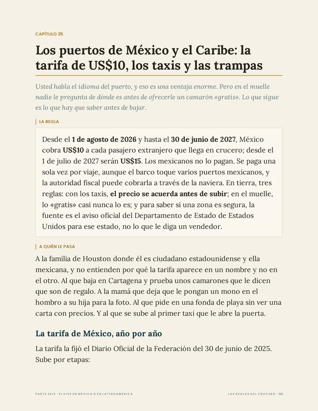 Página 237 de Las reglas del crucero: complemento 3, la tarjeta de frases en inglés.