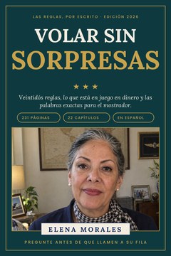 Portada de Volar sin sorpresas, de Elena Morales.